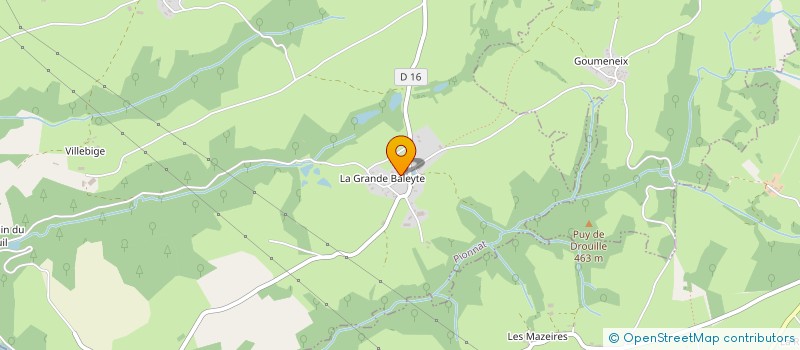 localisation de l'entreprise SCI CANIVEZ GRONDIN à PIONNAT