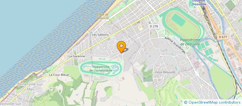 localisation de l'entreprise SCI CANJ  TOURGEVILLE