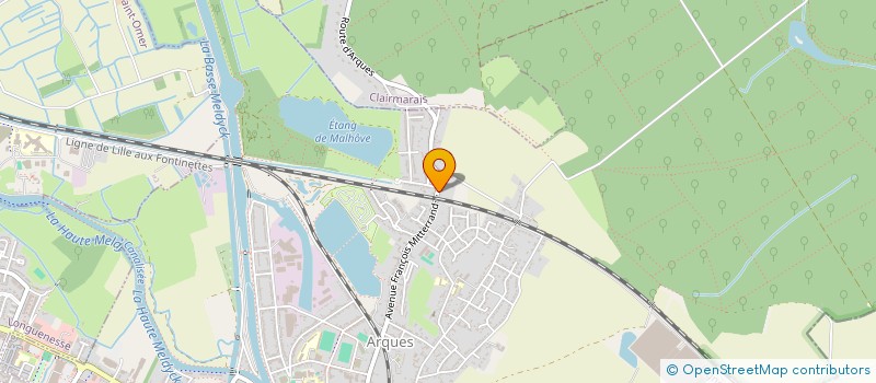 localisation de l'entreprise SCI CANLER ET IKIJI  ARQUES