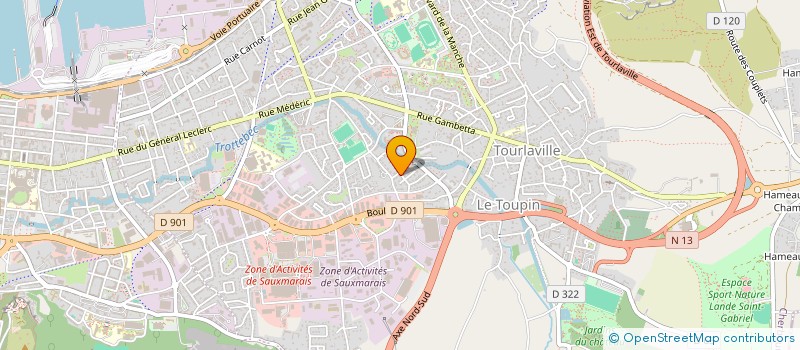 localisation de l'entreprise SCI CANLET à CHERBOURG-EN-COTENTIN