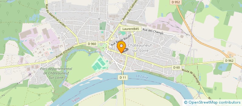 localisation de l'entreprise SCI CANLIX à CHATEAUNEUF-SUR-LOIRE