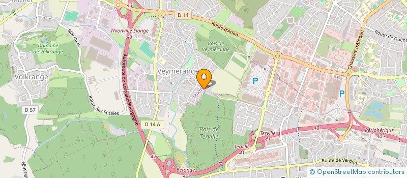 localisation de l'entreprise SCI CANMAX à THIONVILLE