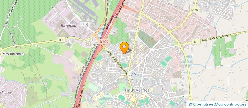 localisation de l'entreprise SCI CANMU  PERPIGNAN