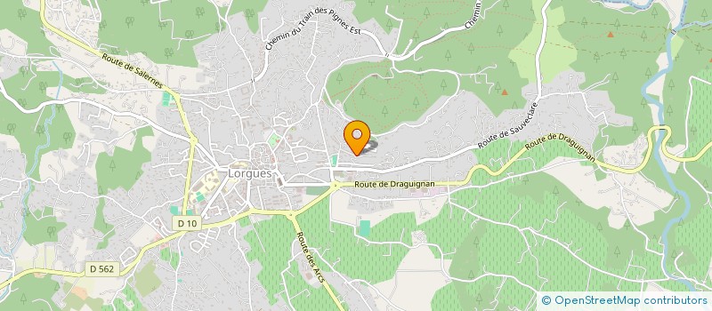 localisation de l'entreprise SCI CANNEBIERS  LORGUES