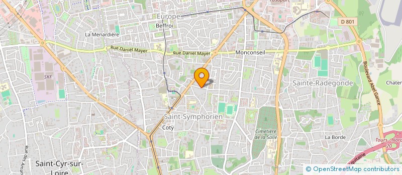 localisation de l'entreprise SCI CANNELLE  TOURS
