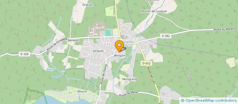 localisation de l'entreprise SCI CANNELLE à VIELLE-ST-GIRONS