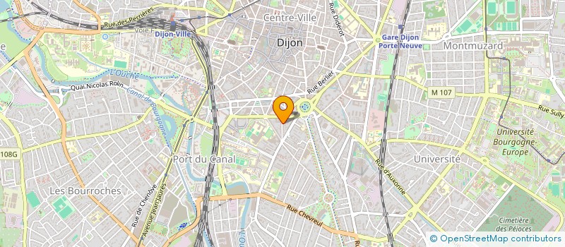 localisation de l'entreprise SCI CANNELLE à DIJON