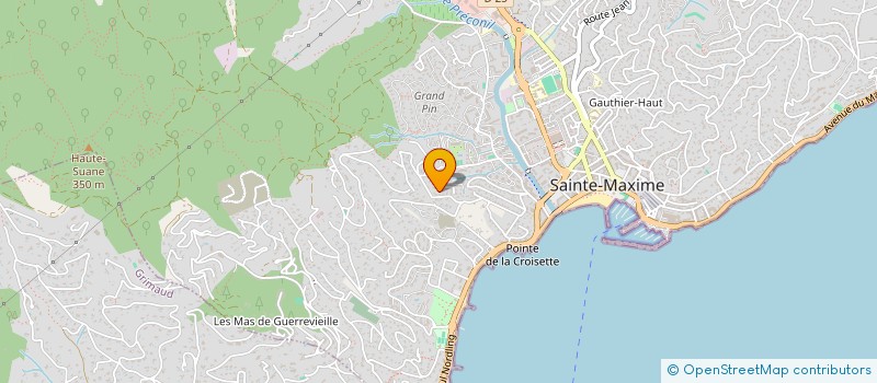 localisation de l'entreprise SCI CANNELLE à SAINTE-MAXIME