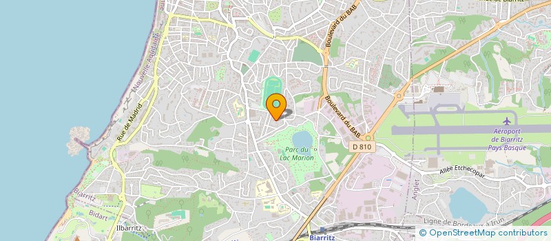 localisation de l'entreprise SCI CANNELLE à BIARRITZ