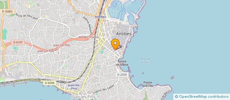 localisation de l'entreprise SCI CANNES 3 à ANTIBES
