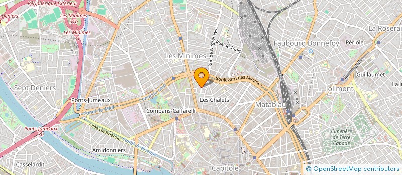 localisation de l'entreprise SCI CANNES  TOULOUSE