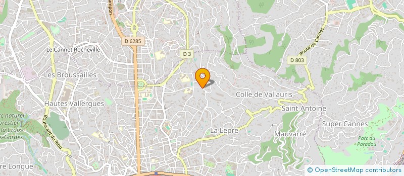 localisation de l'entreprise SCI CANNES BENEFIAT à CANNES