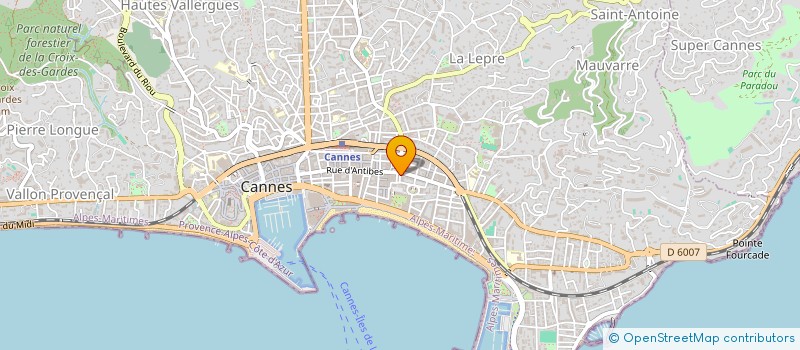 localisation de l'entreprise SCI CANNES LAFONTAINE à CANNES