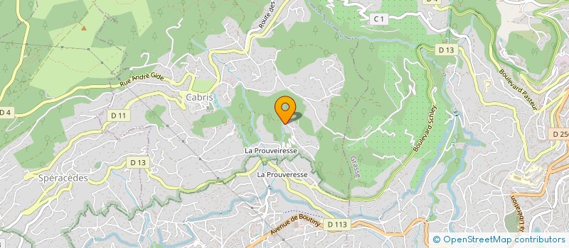 localisation de l'entreprise SCI CANNES LUMIERE  CABRIS