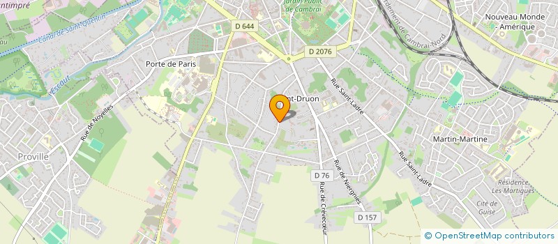 localisation de l'entreprise SCI CANNES MARINA à CAMBRAI