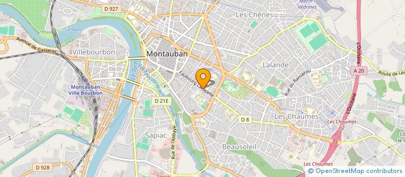 localisation de l'entreprise SCI CANNES REPUBLIQUE  MONTAUBAN