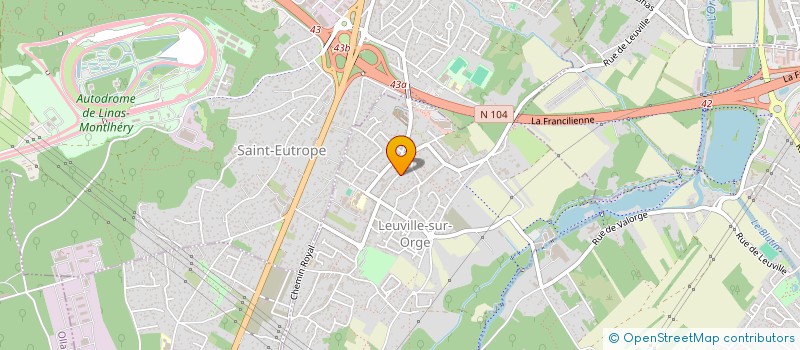 localisation de l'entreprise SCI CANNET  LEUVILLE-SUR-ORGE