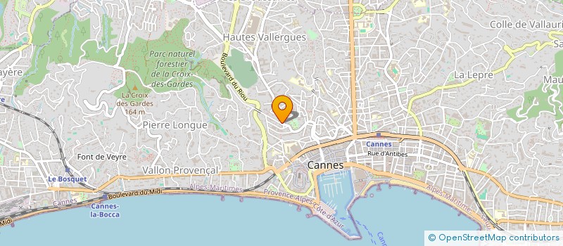 localisation de l'entreprise SCI CANNLON à CANNES