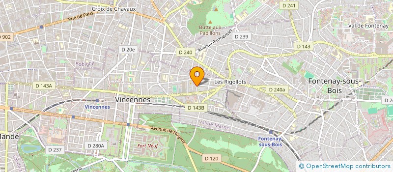 localisation de l'entreprise SCI CANOA CAMELOT à VINCENNES