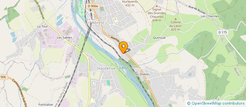 localisation de l'entreprise SCI CANOLY  ABREST