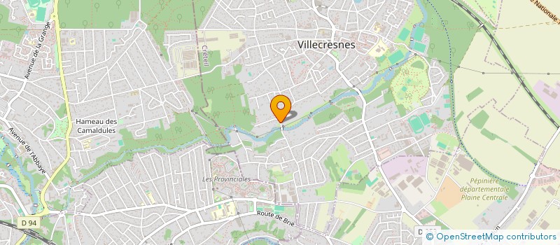 localisation de l'entreprise SCI CANON  VILLECRESNES