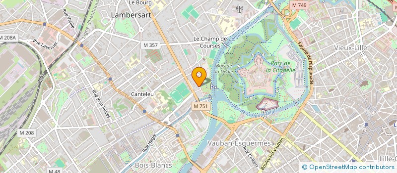 localisation de l'entreprise SCI CANONNE à LAMBERSART