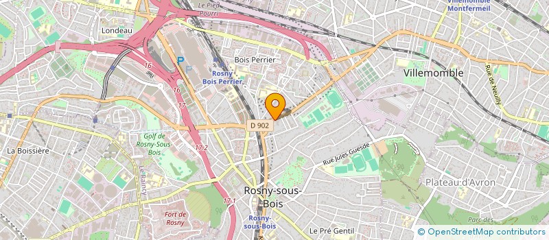 localisation de l'entreprise SCI CANOPEE à ROSNY-SOUS-BOIS
