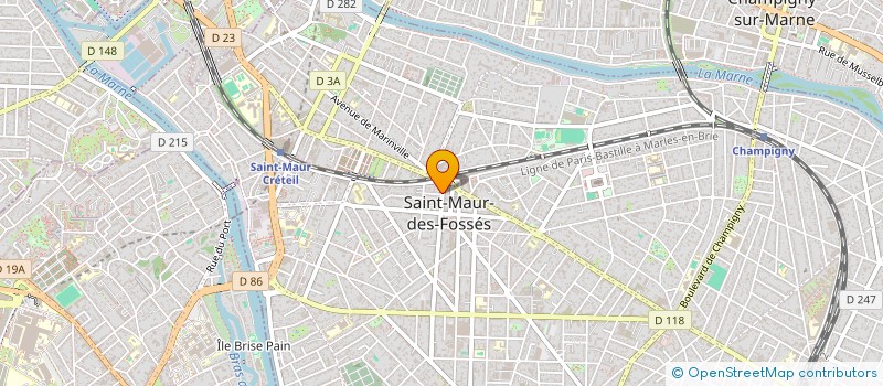 localisation de l'entreprise SCI CANOPEE à SAINT-MAUR-DES-FOSSES