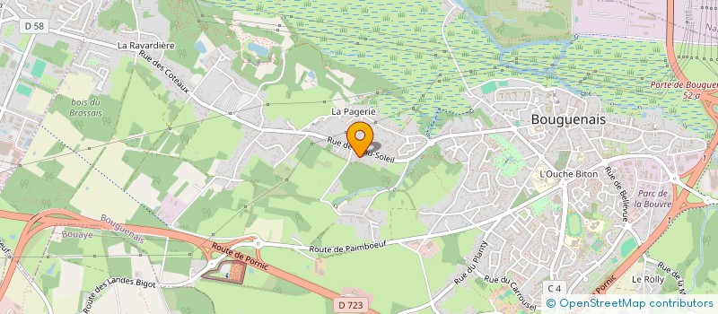 localisation de l'entreprise SCI CANOPEE à BOUGUENAIS