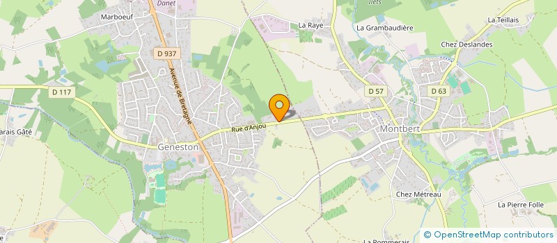 localisation de l'entreprise SCI CANOPEE  GENESTON