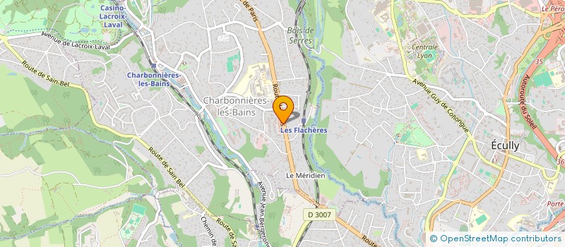 localisation de l'entreprise SCI CANOPEE  CHARBONNIERES-LES-BAINS