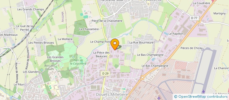 localisation de l'entreprise SCI CANOPEE à NOTRE-DAME-D'OE