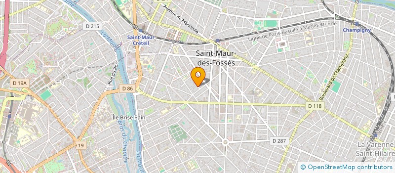 localisation de l'entreprise SCI CANOPEE à SAINT-MAUR-DES-FOSSES