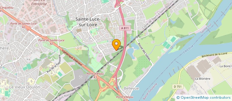 localisation de l'entreprise SCI CANOPY  SAINTE-LUCE-SUR-LOIRE