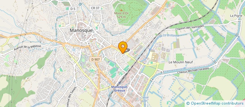 localisation de l'entreprise SCI CANOPY  MANOSQUE