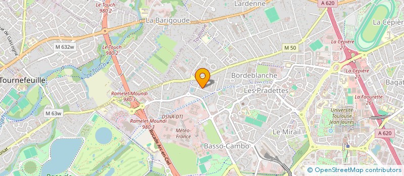 localisation de l'entreprise SCI CANOPY à TOULOUSE