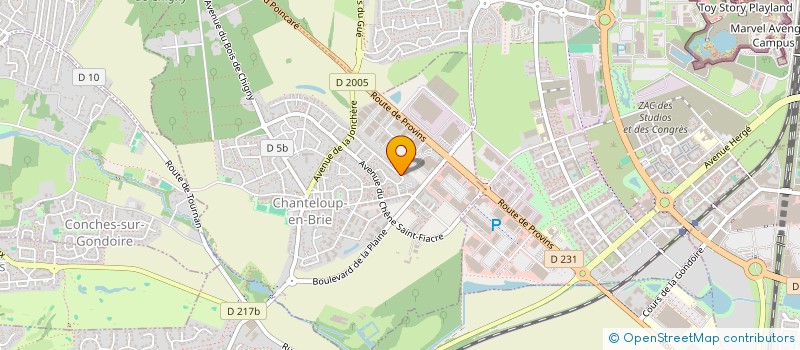 localisation de l'entreprise SCI CANOTHE  CHANTELOUP-EN-BRIE