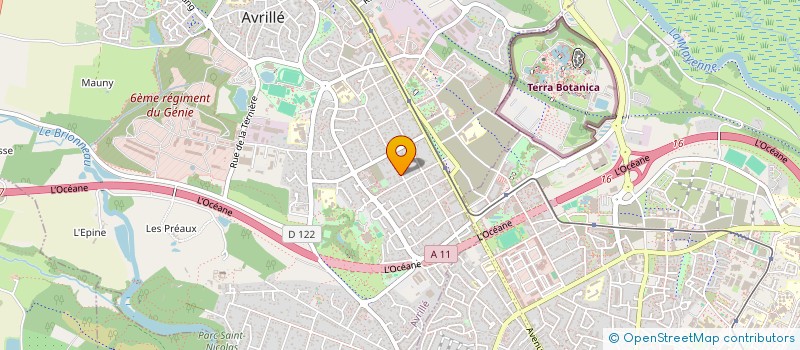 localisation de l'entreprise SCI CANOUILLE à AVRILLE