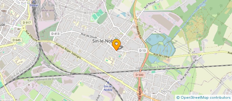 localisation de l'entreprise SCI CANP  SIN-LE-NOBLE