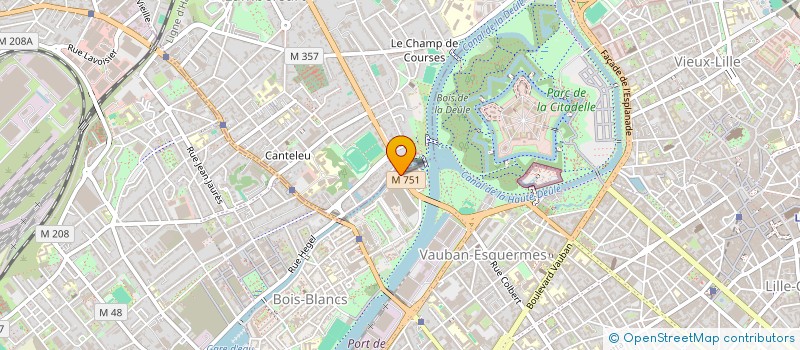 localisation de l'entreprise SCI CANS à LILLE