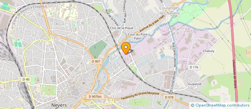 localisation de l'entreprise SCI CANSADO à NEVERS