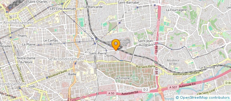 localisation de l'entreprise SCI CANSAS  MARSEILLE