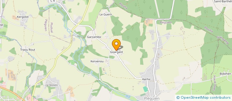 localisation de l'entreprise SCI CANSON  PLEGUIEN