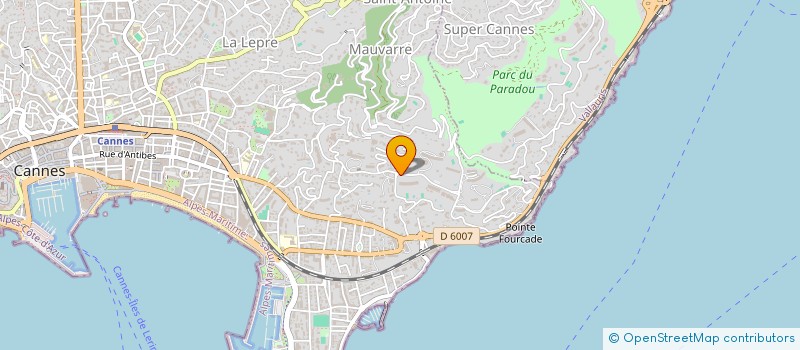 localisation de l'entreprise SCI CANSU à CANNES