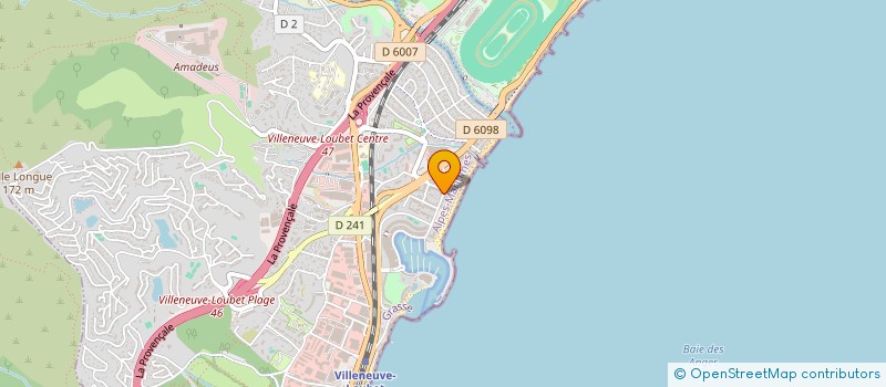 localisation de l'entreprise SCI CANTA à VILLENEUVE-LOUBET
