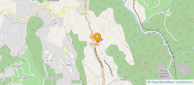 localisation de l'entreprise SCI CANTA  L'ESCARENE