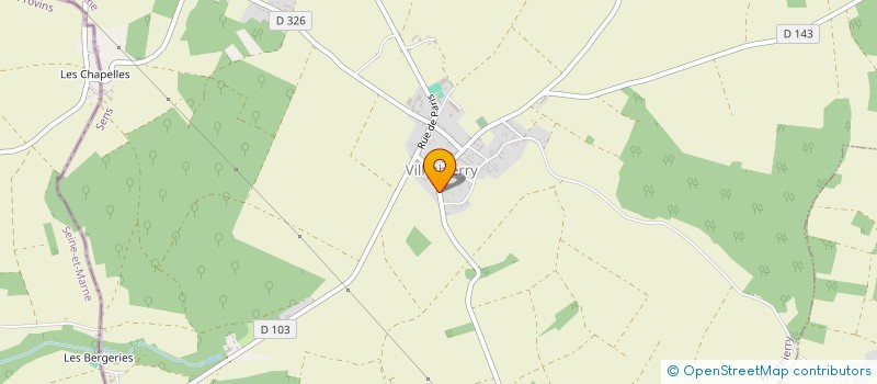 localisation de l'entreprise SCI CANTABILE  VILLETHIERRY