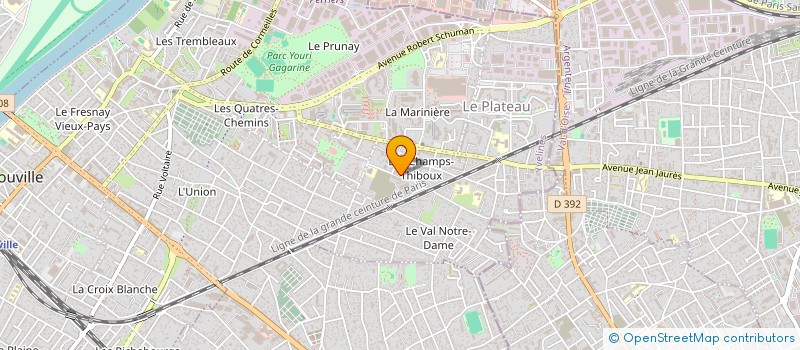 localisation de l'entreprise SCI CANTALOU  SARTROUVILLE