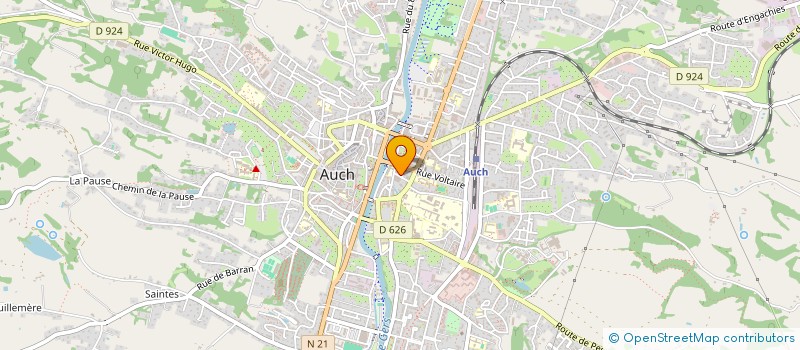 localisation de l'entreprise SCI CANTALOUP à AUCH