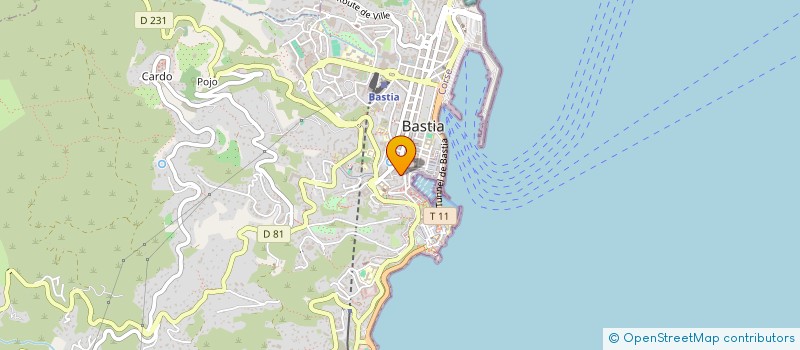 localisation de l'entreprise SCI CANTARA à BASTIA